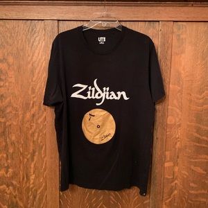 Uniqlo x Zildjian drums cymbals T-shirt XL
